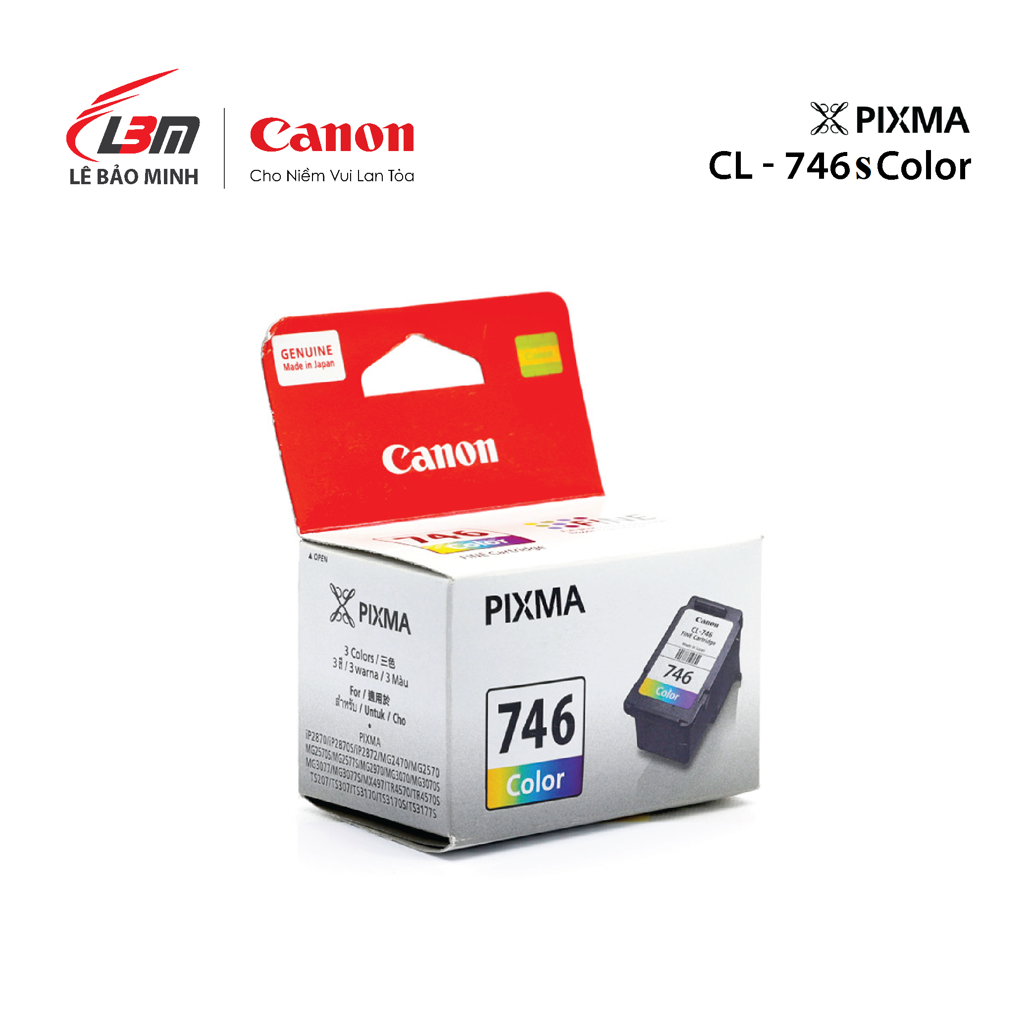 Máy in ảnh nhỏ gọn canon ts207 (in ảnh màu, in ảnh gia đình, in ảnh du lịch, sử dụng mực pg-745 /s, cl-746 /s)