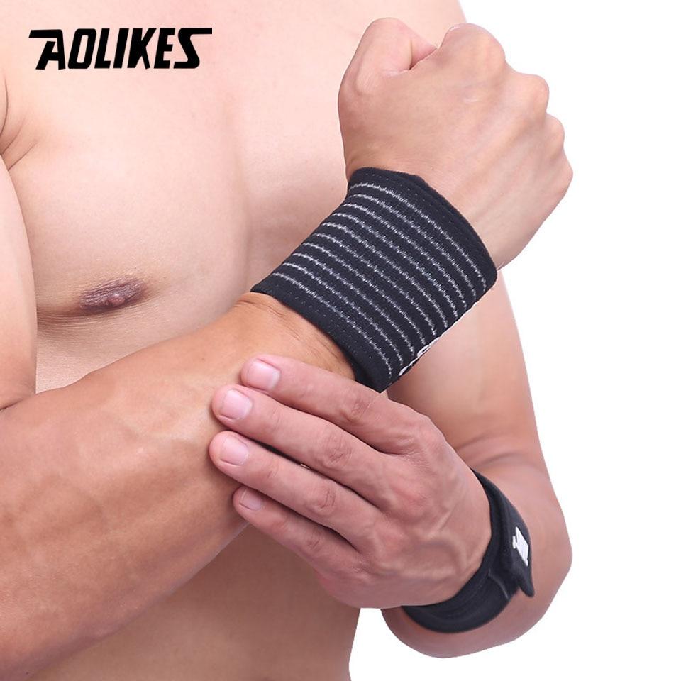 Bộ 2 quấn bảo vệ cổ tay AOLIKES MD-1535 Sport Bandage hỗ trợ khớp cổ tay khi chơi thể thao