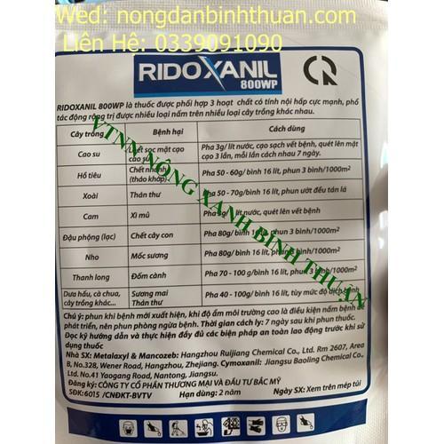 RIDOXANIL 800WP Đặc trị nấm trắng trên thanh long