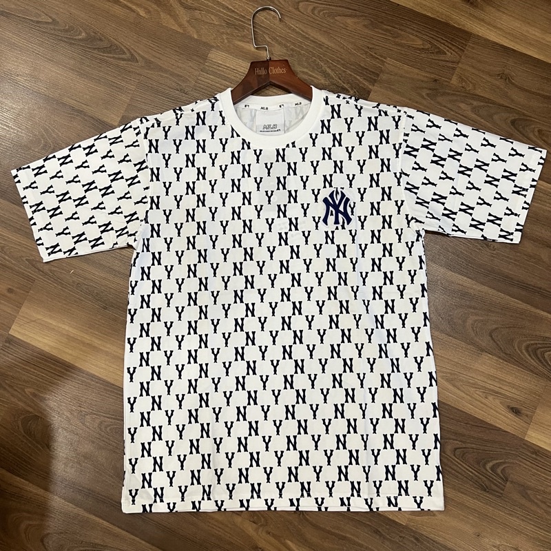 | Ảnh Thật | Áo Thun Mono Yankees Logo Thêu