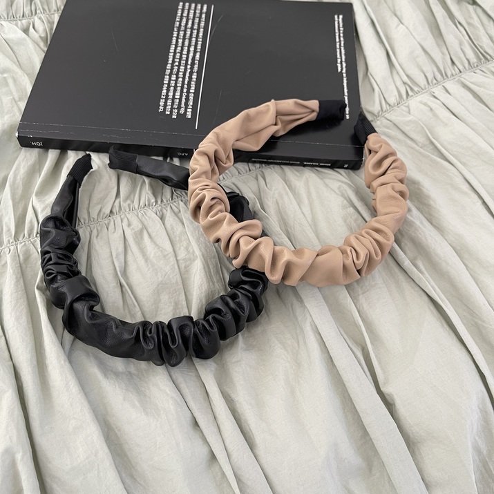 Cài tóc Leather headband Hàn Quốc