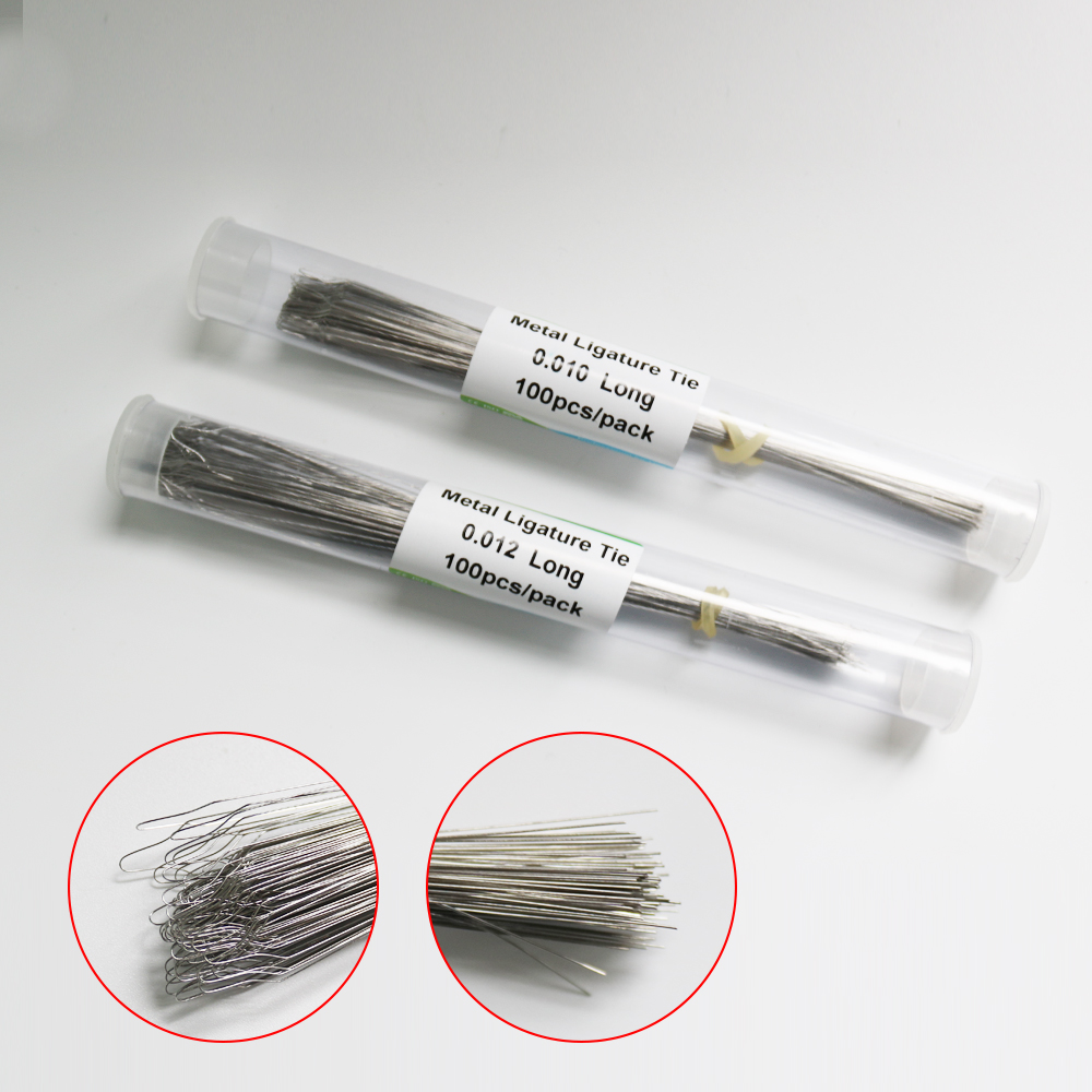100Pcs/Lot SS Stainless Steel  Long Preformed Ties