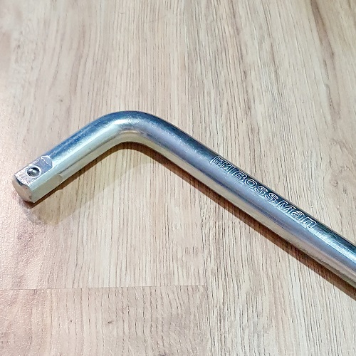 Cần Siết Chữ L Đầu Cong Size Đầu Tuýp 3/4" Dài 415mm (18 inch)