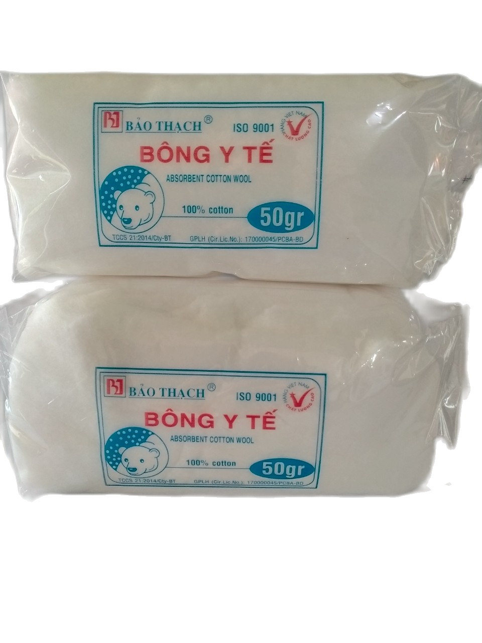 BÔNG Y TẾ BẢO THẠCH GÓI 50 G