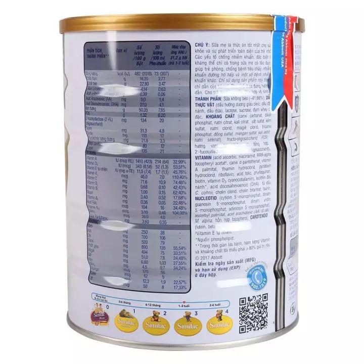 Sữa bột Abbott grow 3 bé 1-2 tuổi 900g