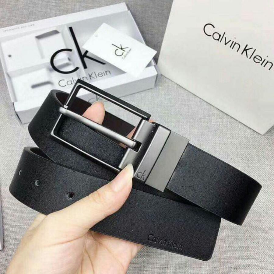 Thắt lưng nam 2 mặt cao cấp, dây nịt hai mặt xoay đẳng cấp Fullbox