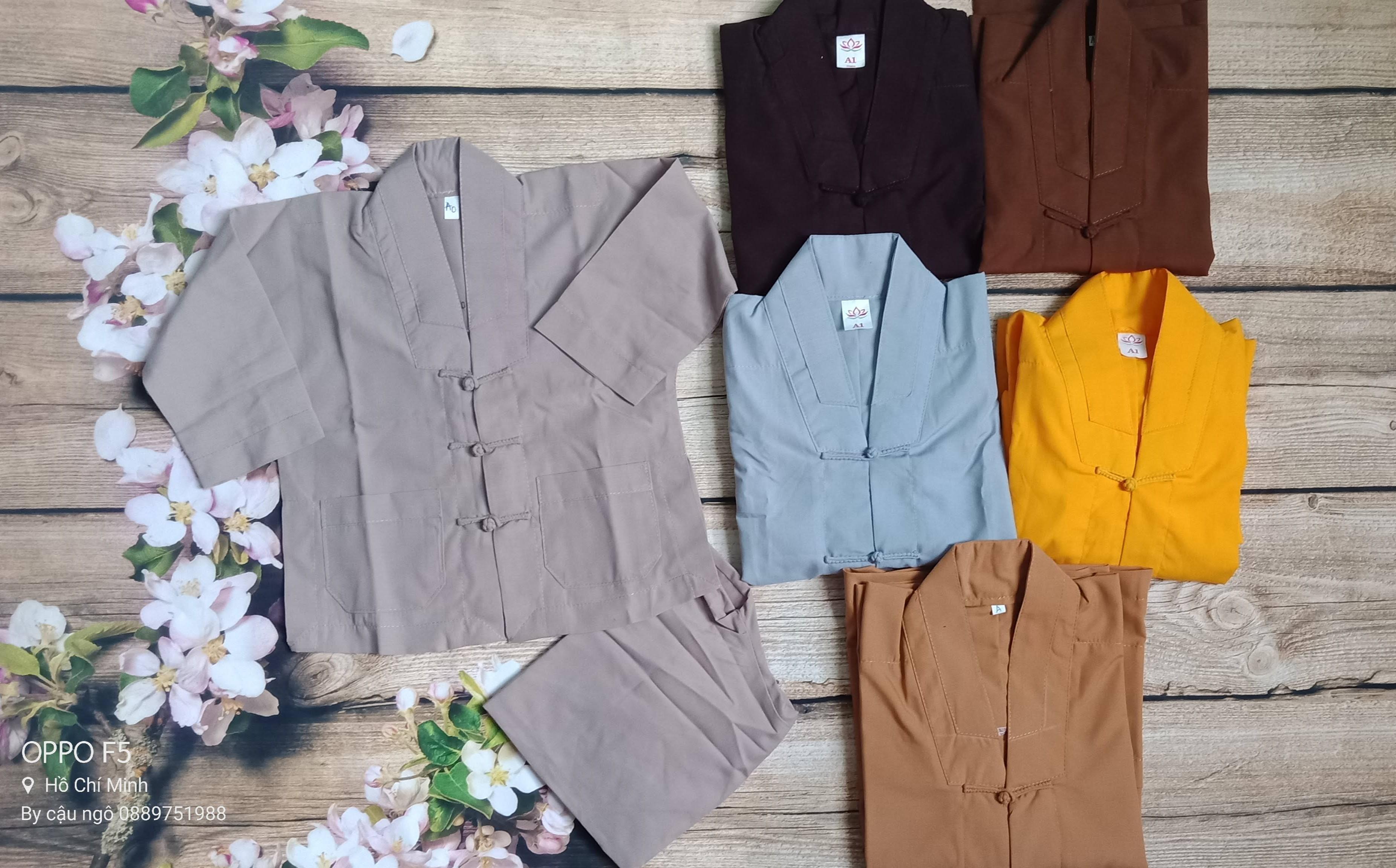 [HCM]Đồ lam đi chùa bé trai Mẫu la hán
