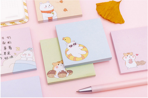 Giấy note, giấy ghi chú dễ thương tệp 80 tờ