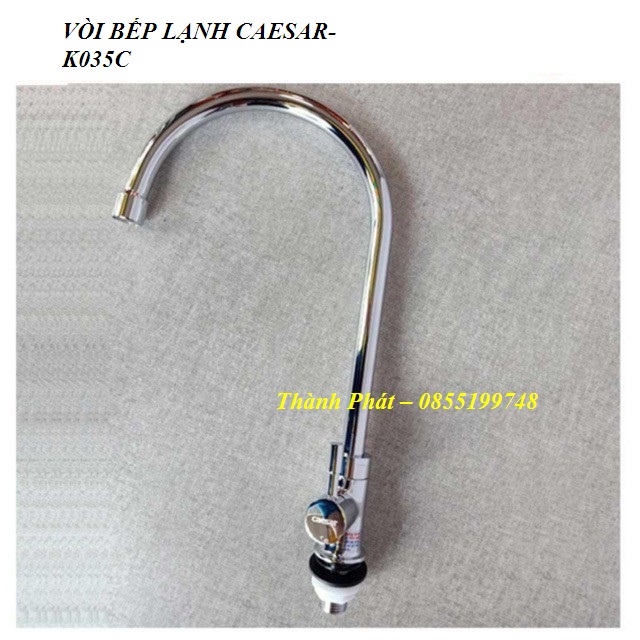 [CHÍNH HÃNG] Vòi Bếp Lạnh CAESAR K035C, vòi rửa bát, rửa chén