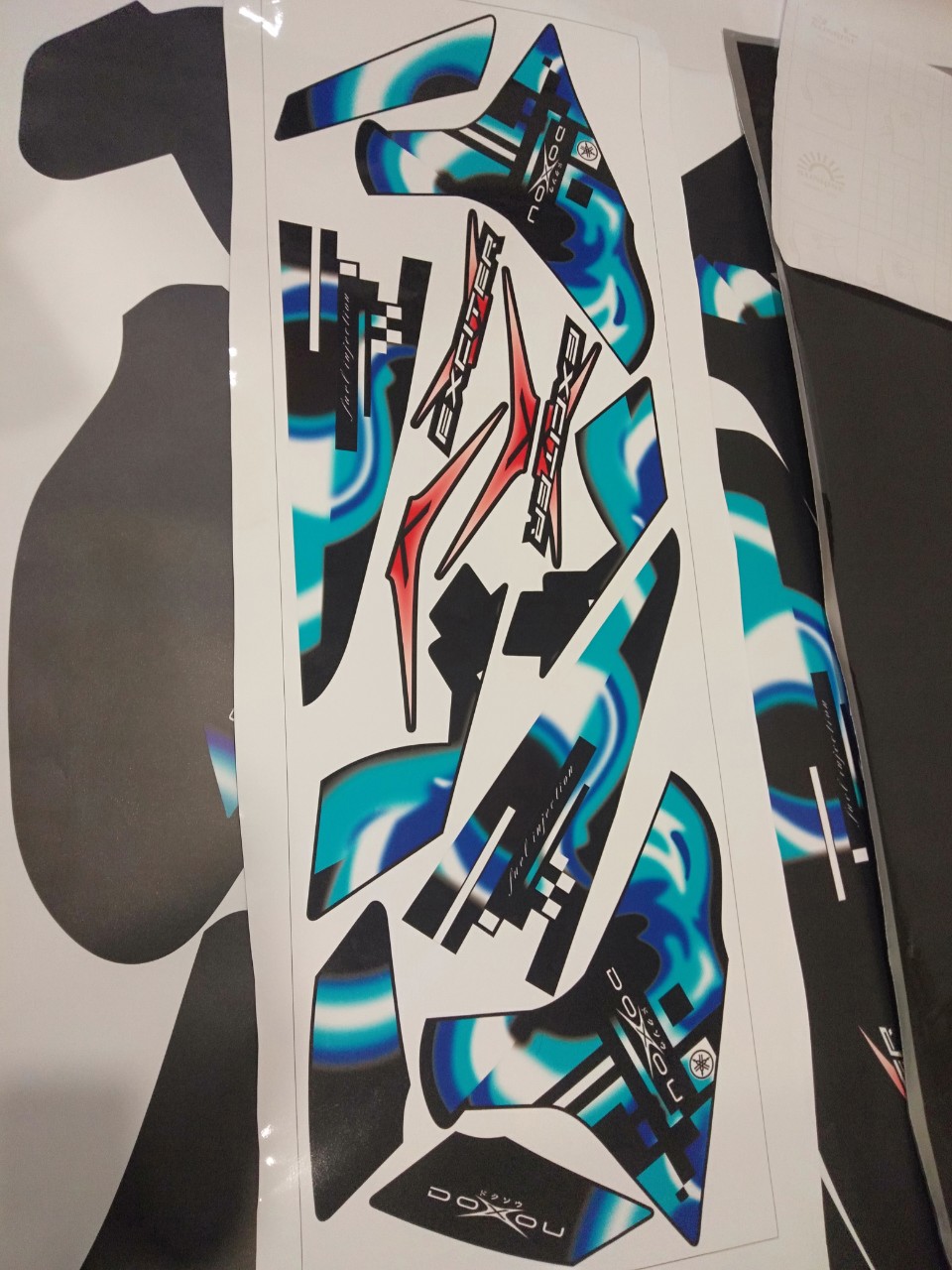 TEM RỜI  EXCITER 150 DOXOU  SIÊU ĐẸP MẪU  MỚI NHẤT HIỆN NAY