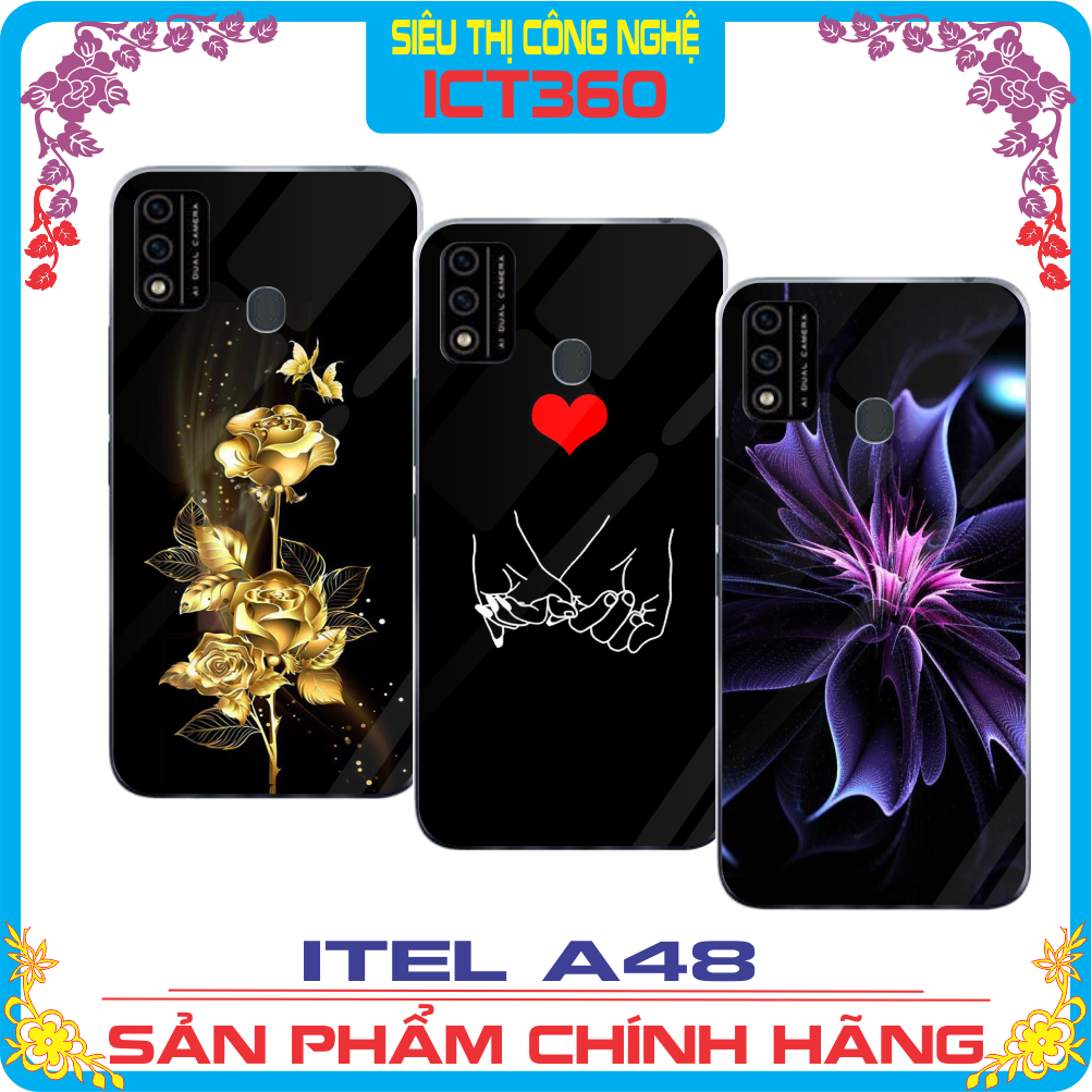 Ốp lưng kính ITEL A48 - Nhận in ảnh theo yêu cầu