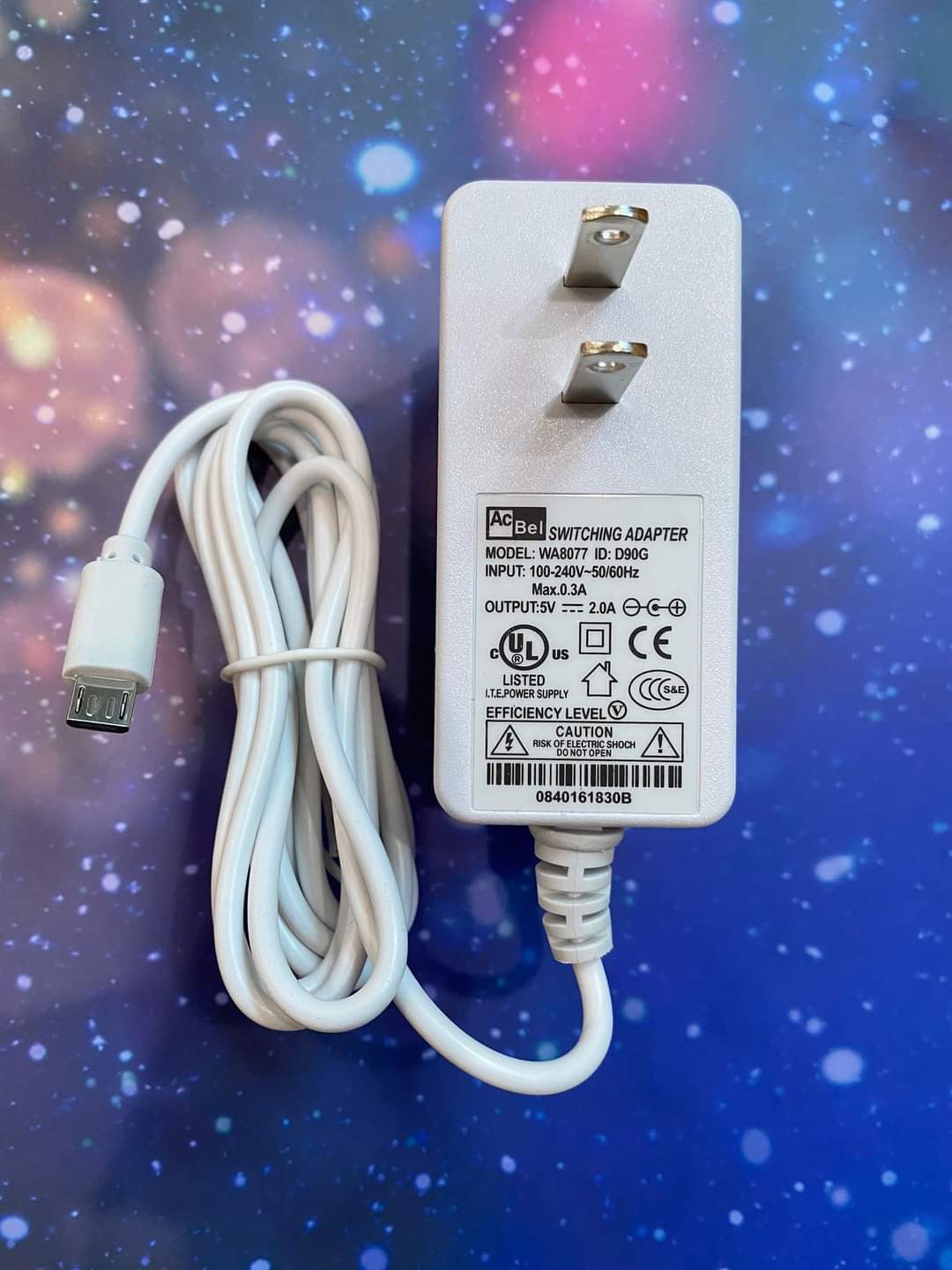 Adapter ACBEL 5V-2A dùng cho camera IP chui dẹp đầu Micro USB