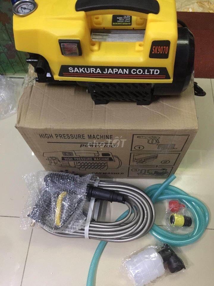Máy rửa xe áp lực cao, tặng bình xịt xà phòng, máy rửa xe mini, máy rửa xe gia đình, máy rửa xe giá rẻ, máy rửa xe loại tốt, máy rửa xe o to
