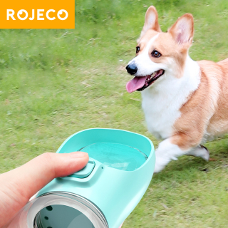 ROJECO Pet Dog Water Chai Feeder Máy lọc nước du lịch di động thumbnail
