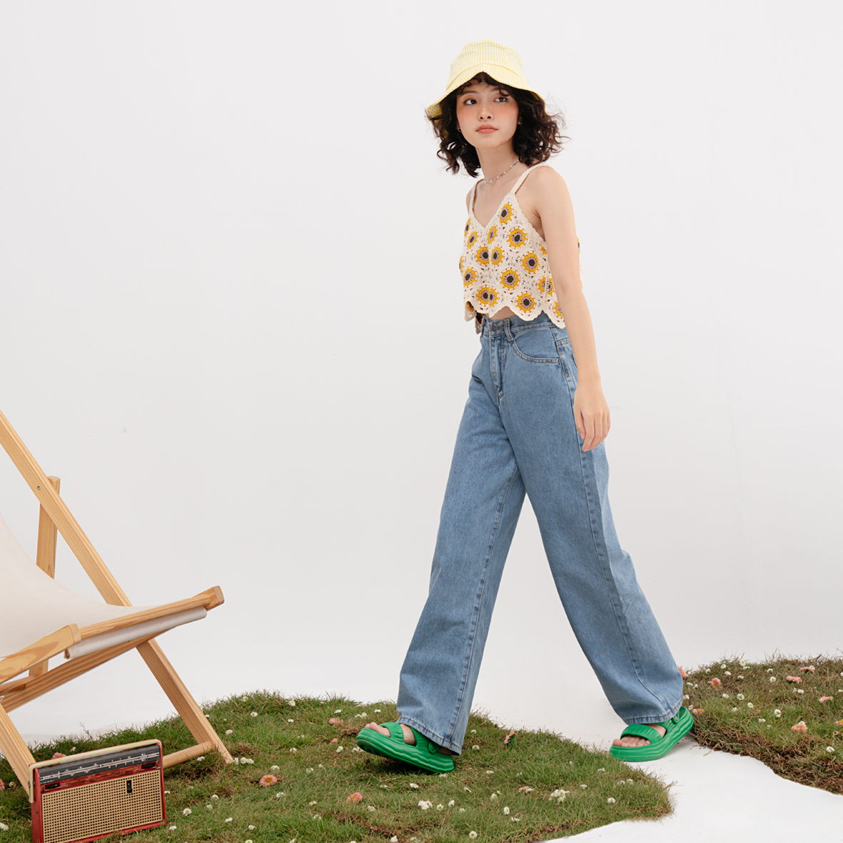 BLEUBIRD Quần jeans dáng suông DAILY JEANS