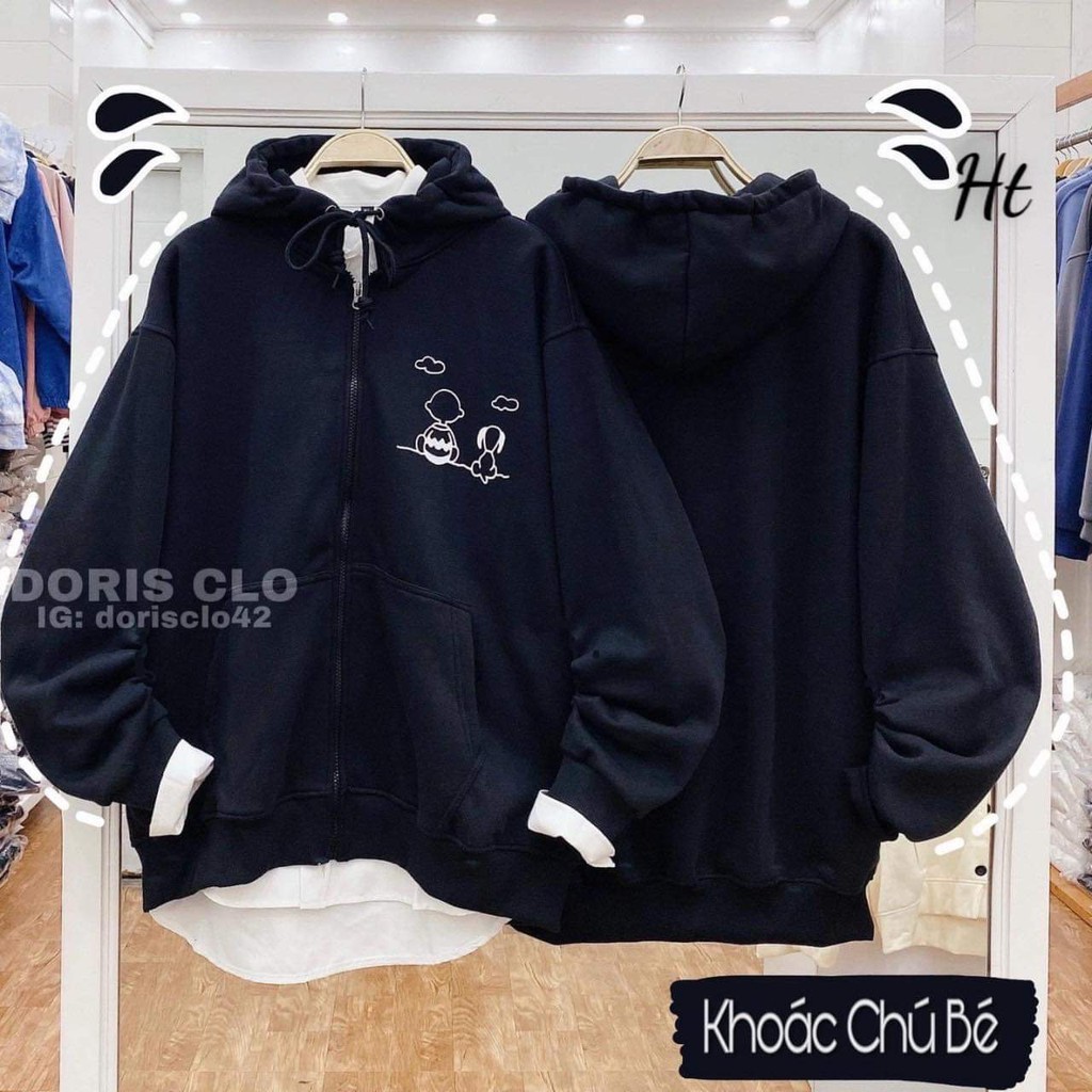Áo khoác nỉ người và cún HTH0121