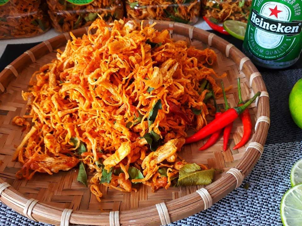 250G Khô Gà Lá Chanh Xé Cay