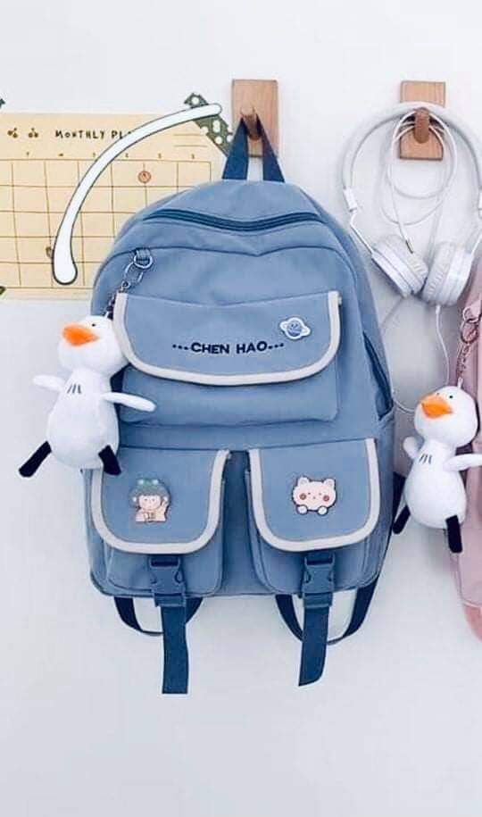 BALO CHEN HAO STICKER DỄ THƯƠNG VẢI BỐ