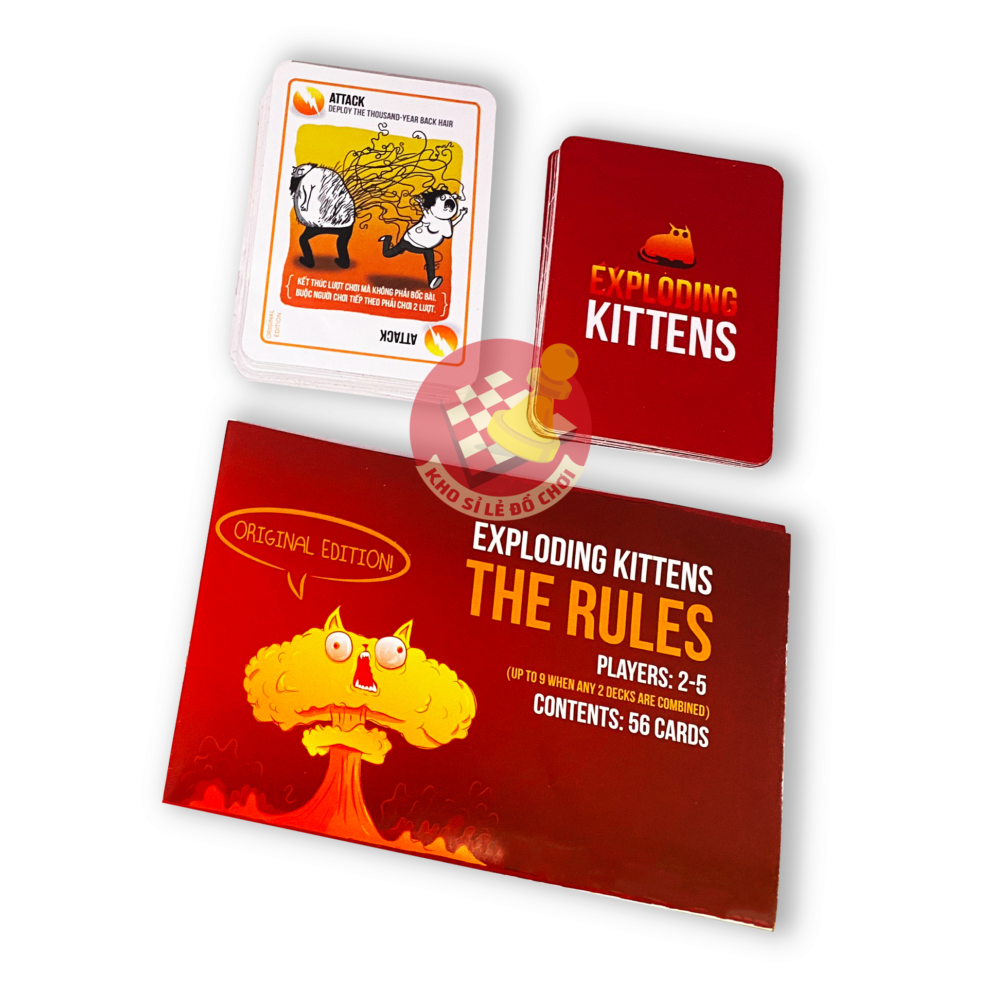 [HCM]Mèo nổ cơ bản Exploding Kittens (Tiếng Việt)