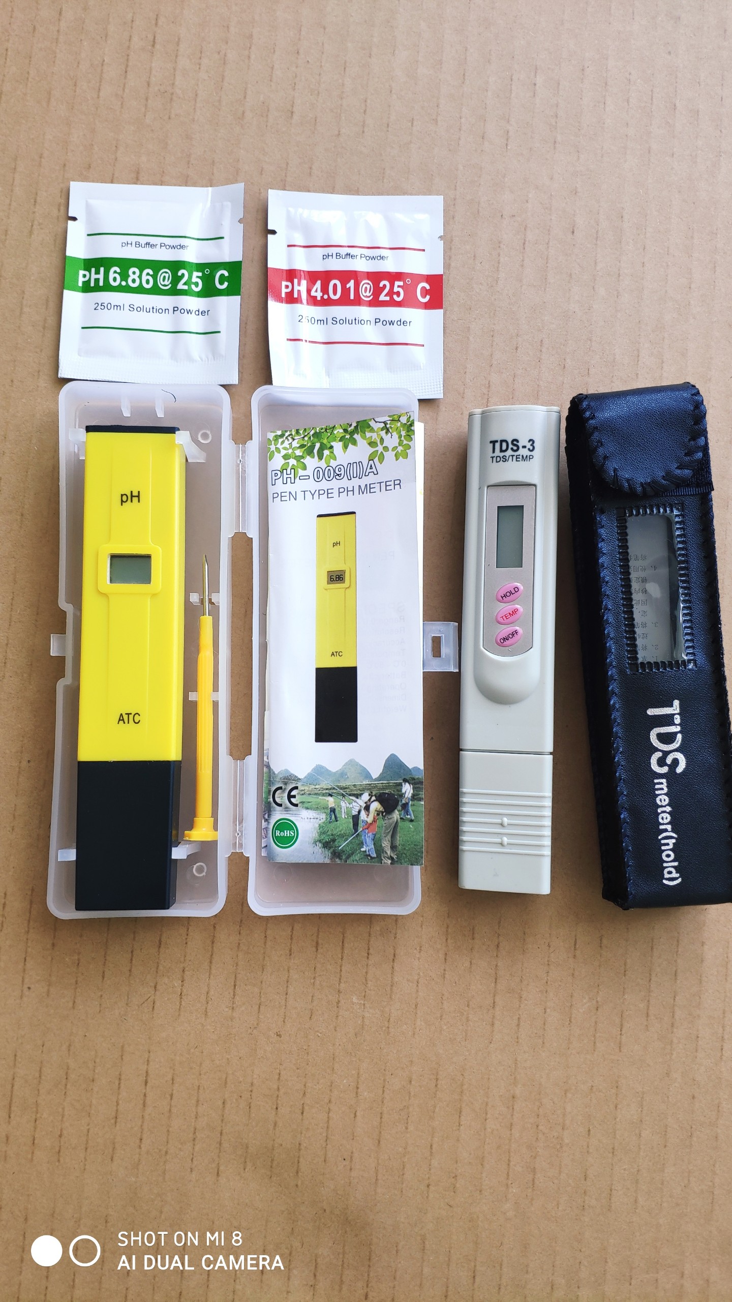 Combo 1 Bút Đo Độ PH (Chưa Hiệu Chỉnh) Và 1 Bút Đo Nước Sạch (TDS) ( Máy Đo PH, Dụng Cụ Đo Độ PH, Máy Đo Nước, Bút Kiểm Tra Nước )