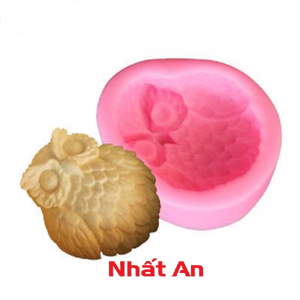 [HCM]KHUÔN SILICONE 4D HÌNH CON CÚ MÈO