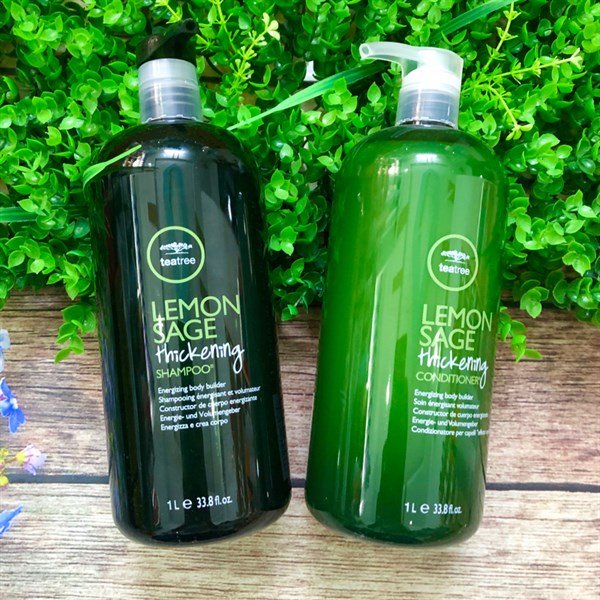 Dầu gội xả sạch dầu nhờn Paul mitchell Lemon Sage Thickening hương chanh 1000ml