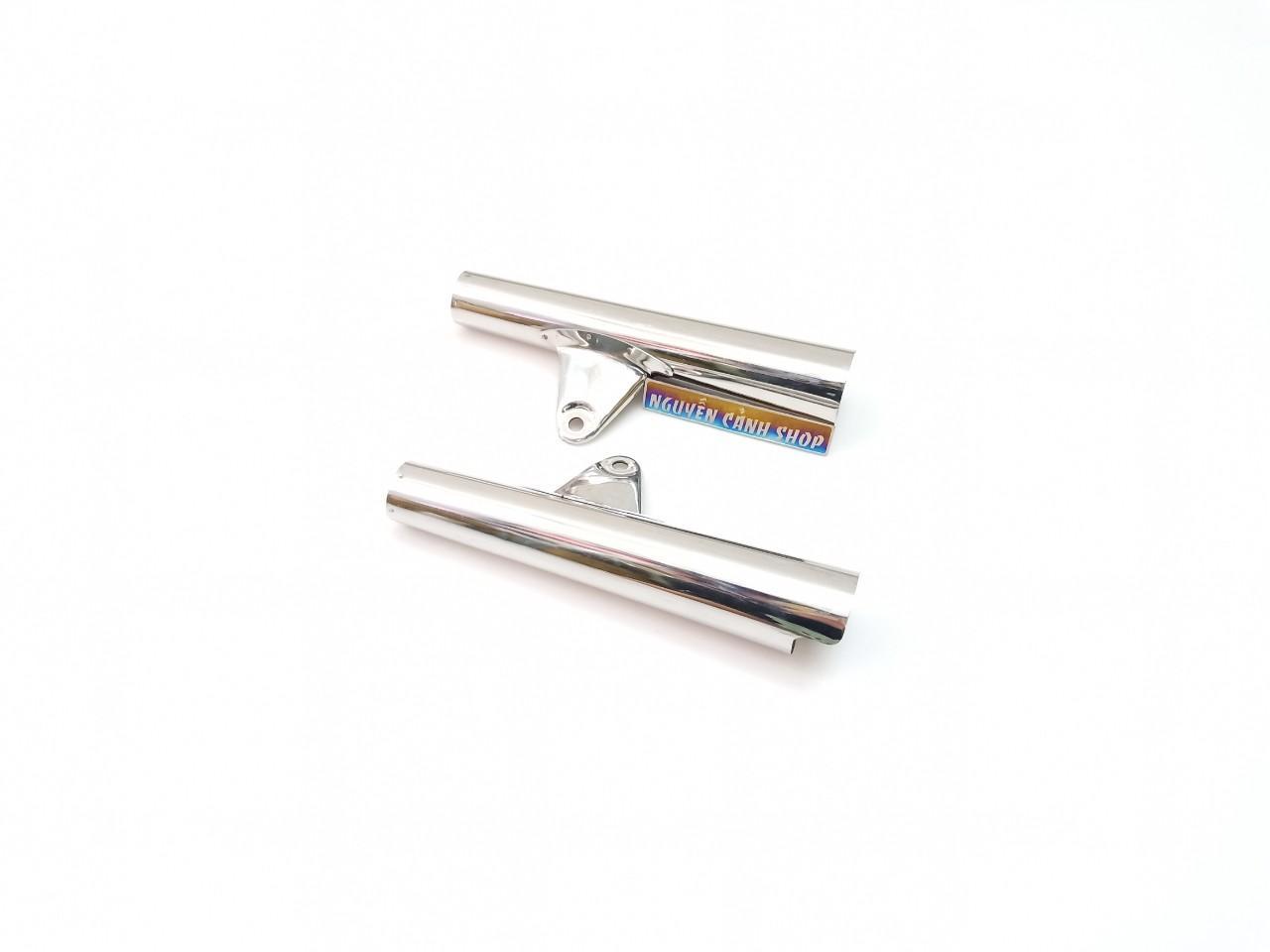 tay thỏ phuộc trước xe 67 inox