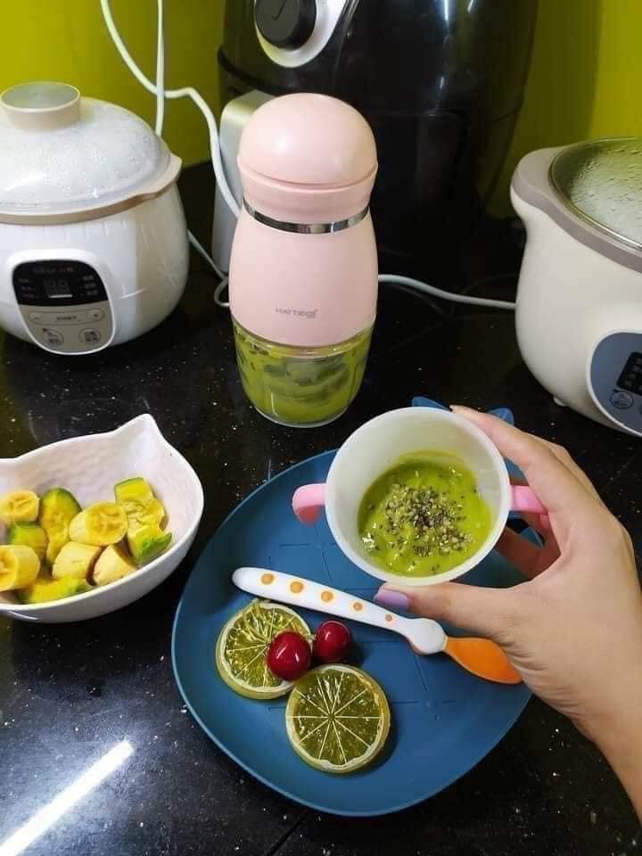 Máy xay HATTIECS 6 Lưỡi Dao Bản Nâng Cấp