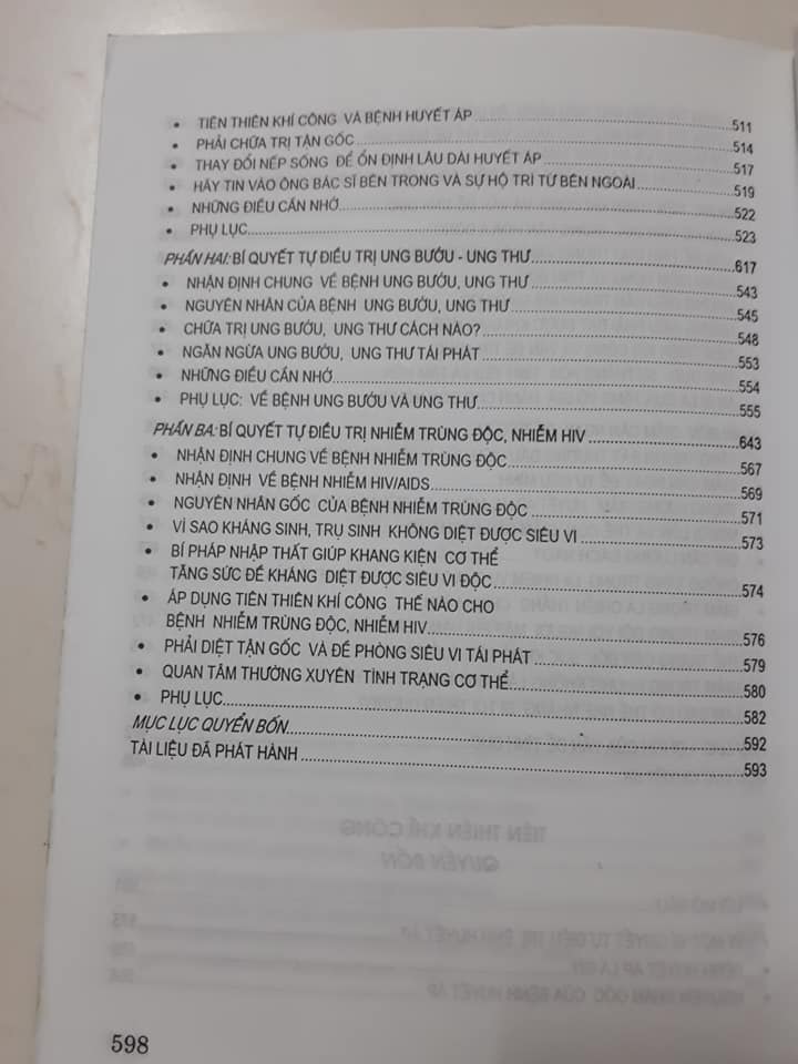 Sách Tiên Thiên Khí Công Toàn Tập
