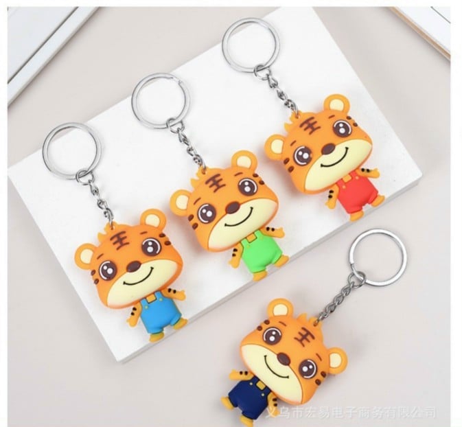 Móc khóa hình Hổ siêu cute đáng yêu