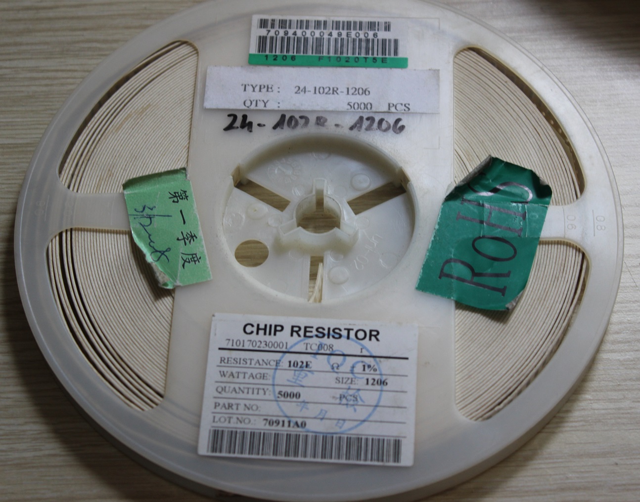 Trở dán 102E 1206 1% (100c)