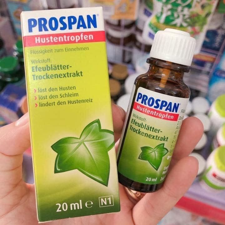 TINH CHẤT 20ML - Tinh Chất Ho Prospan Đức 20ML Dùng Cho trẻ Từ 1 Tuổi
