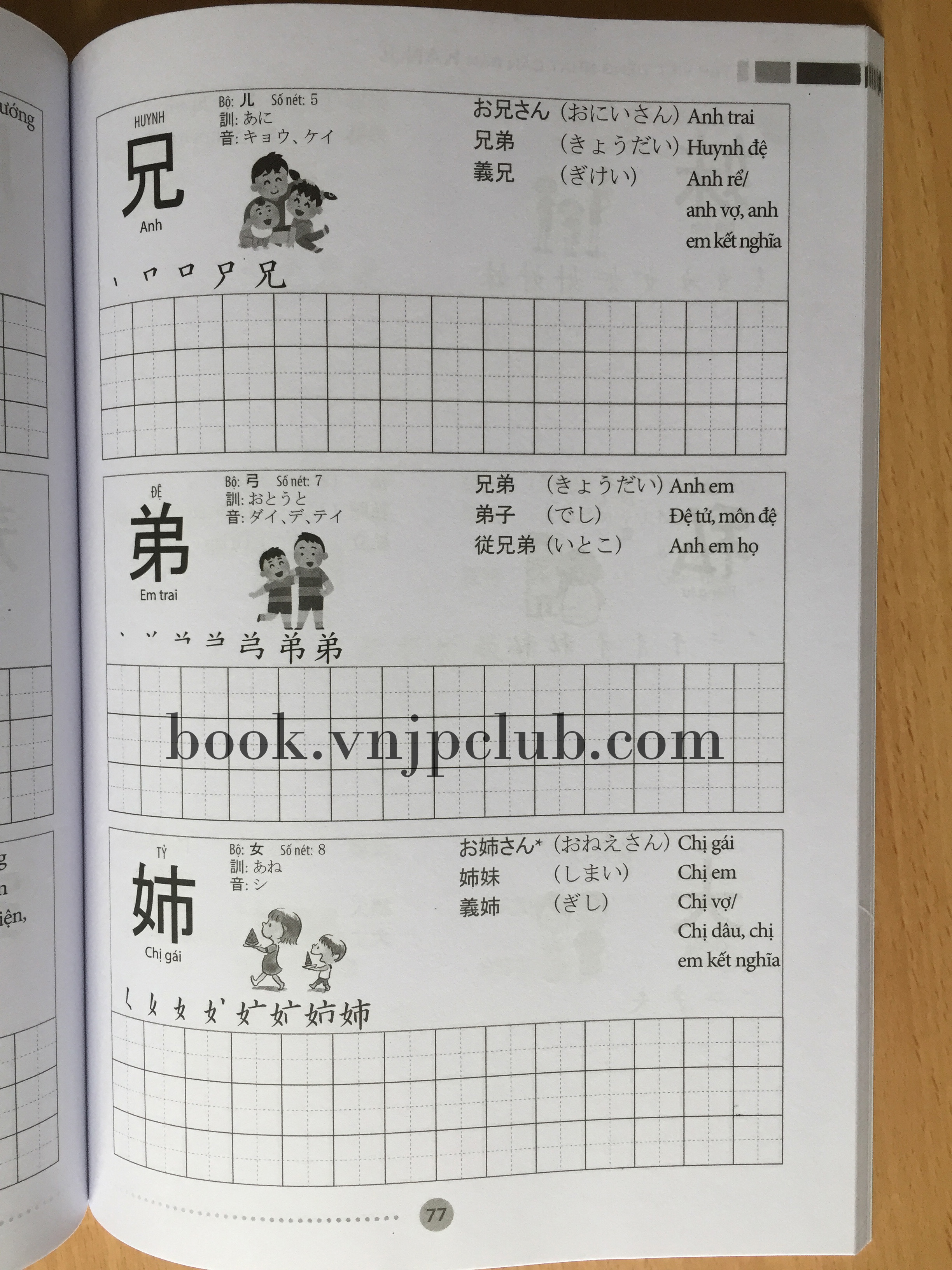 Tập viết tiếng Nhật căn bản - Kanji (tái bản)