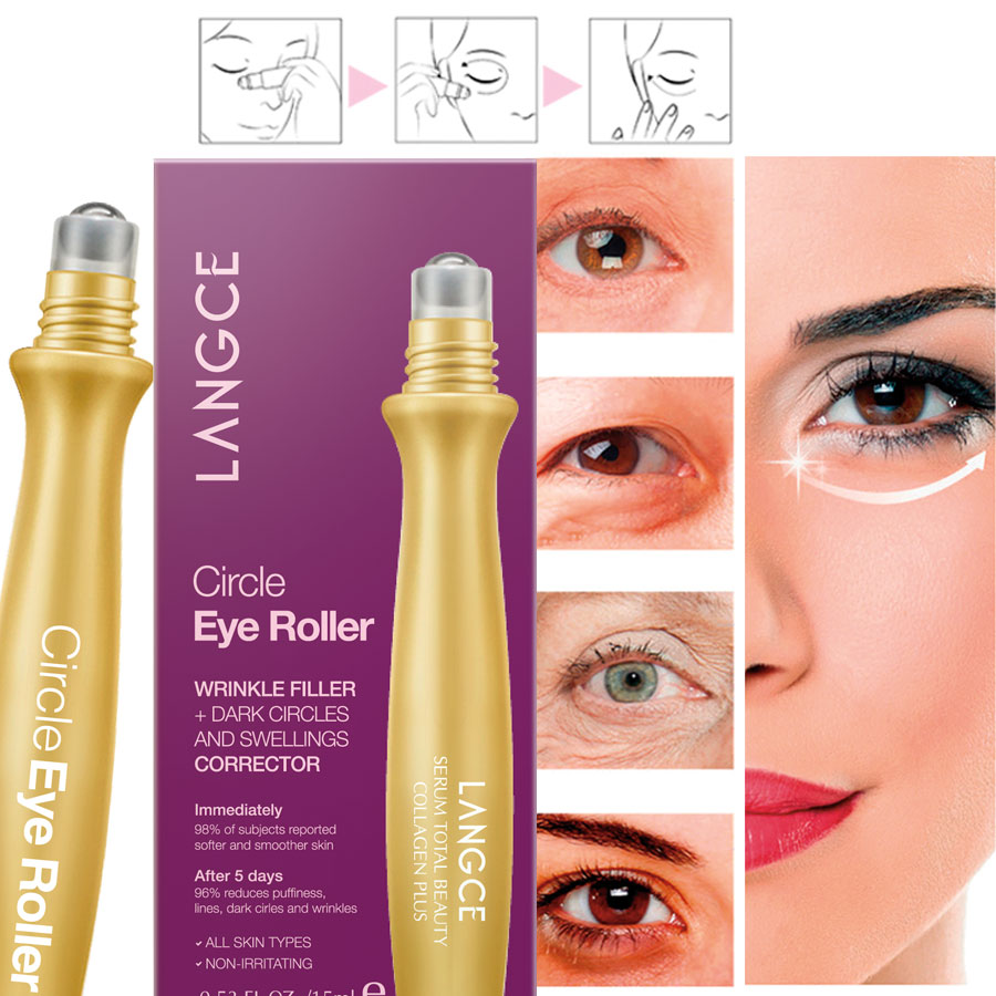 THANH LĂN MẮT 4D TINH CHẤT LÀM ĐẸP DA COLLAGEN+ 15ml LANGCE