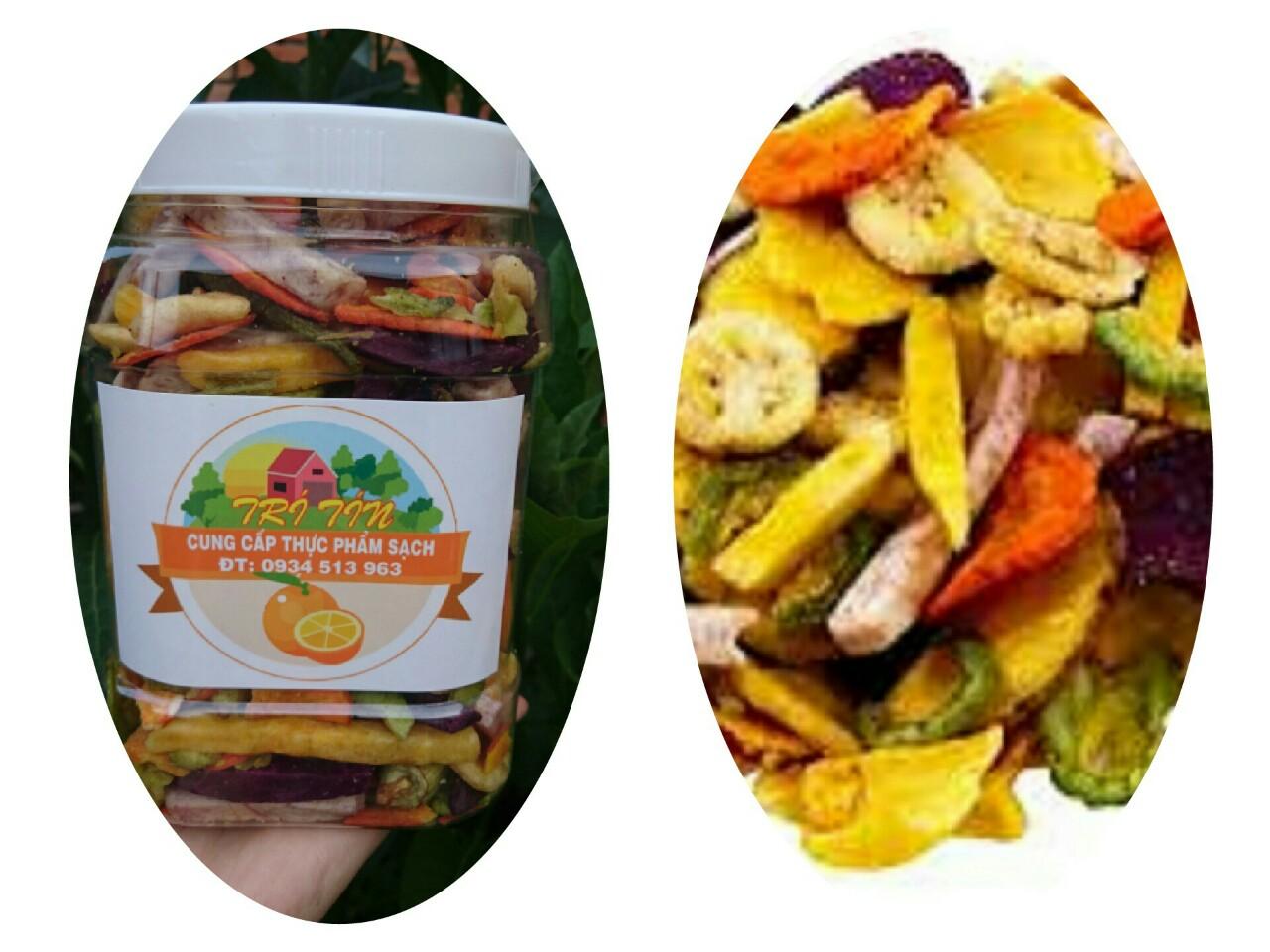 1kg trái cây sấy hàng nguyên