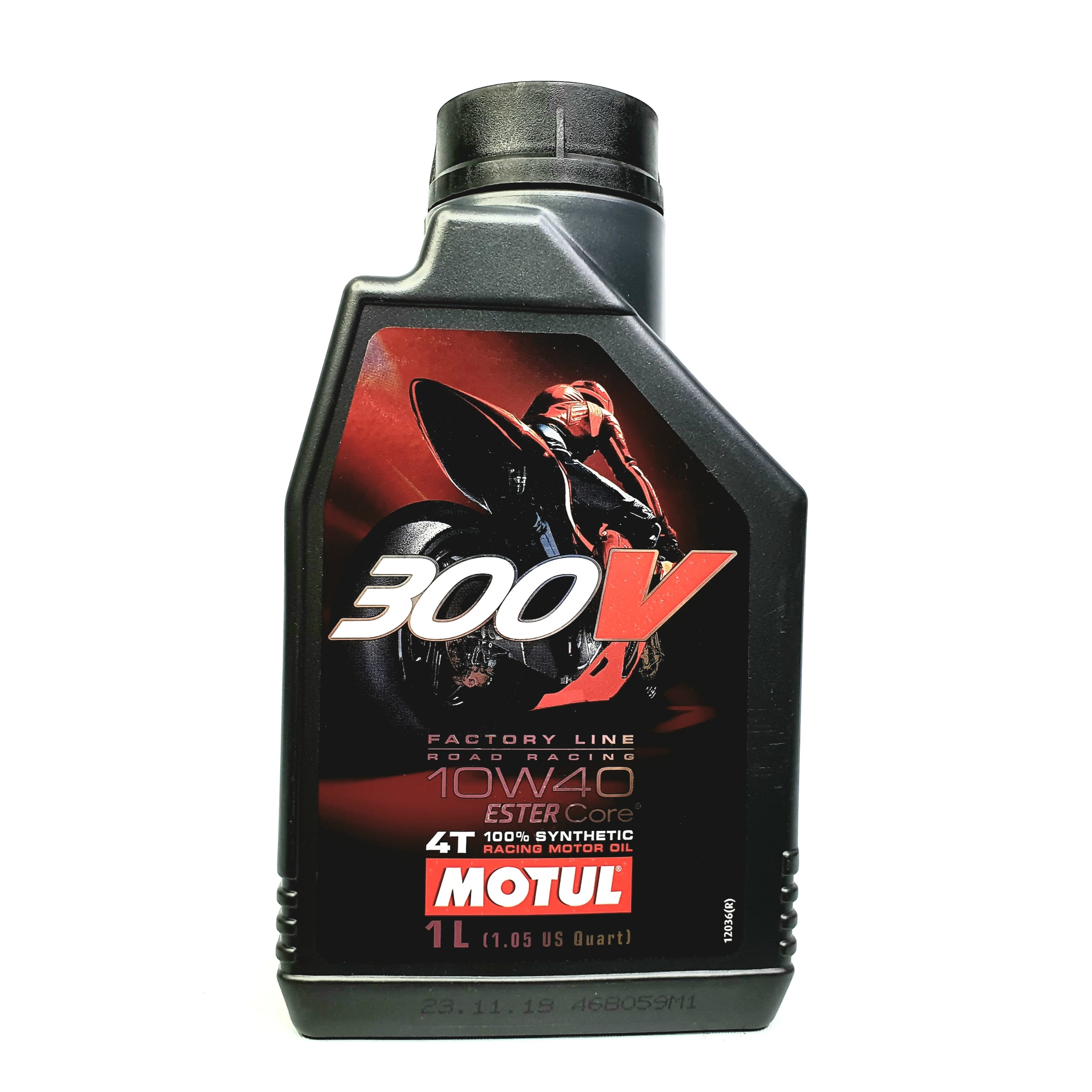 Nhớt cho xe mô tô phân khối lớn Motul 300V Factory Line 10W40 1L