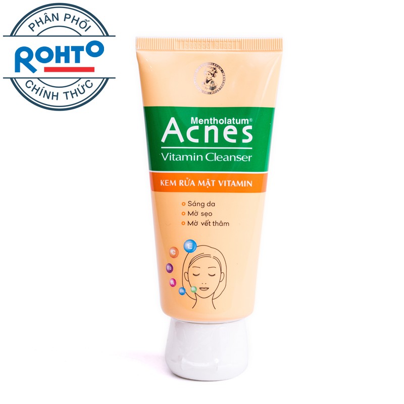 Sữa rửa mặt Acnes Vitamin 100g