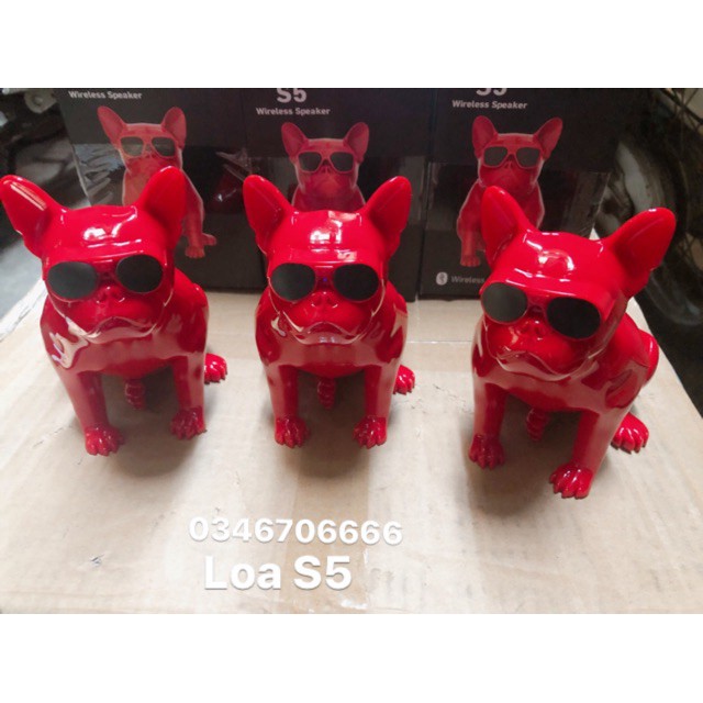♥️ Loa bluetooth Chó Pug S5 ♥️