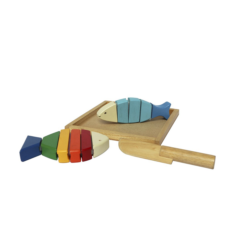 Bộ đồ chơi cắt 2 cá bằng gỗ Winwintoys 63032