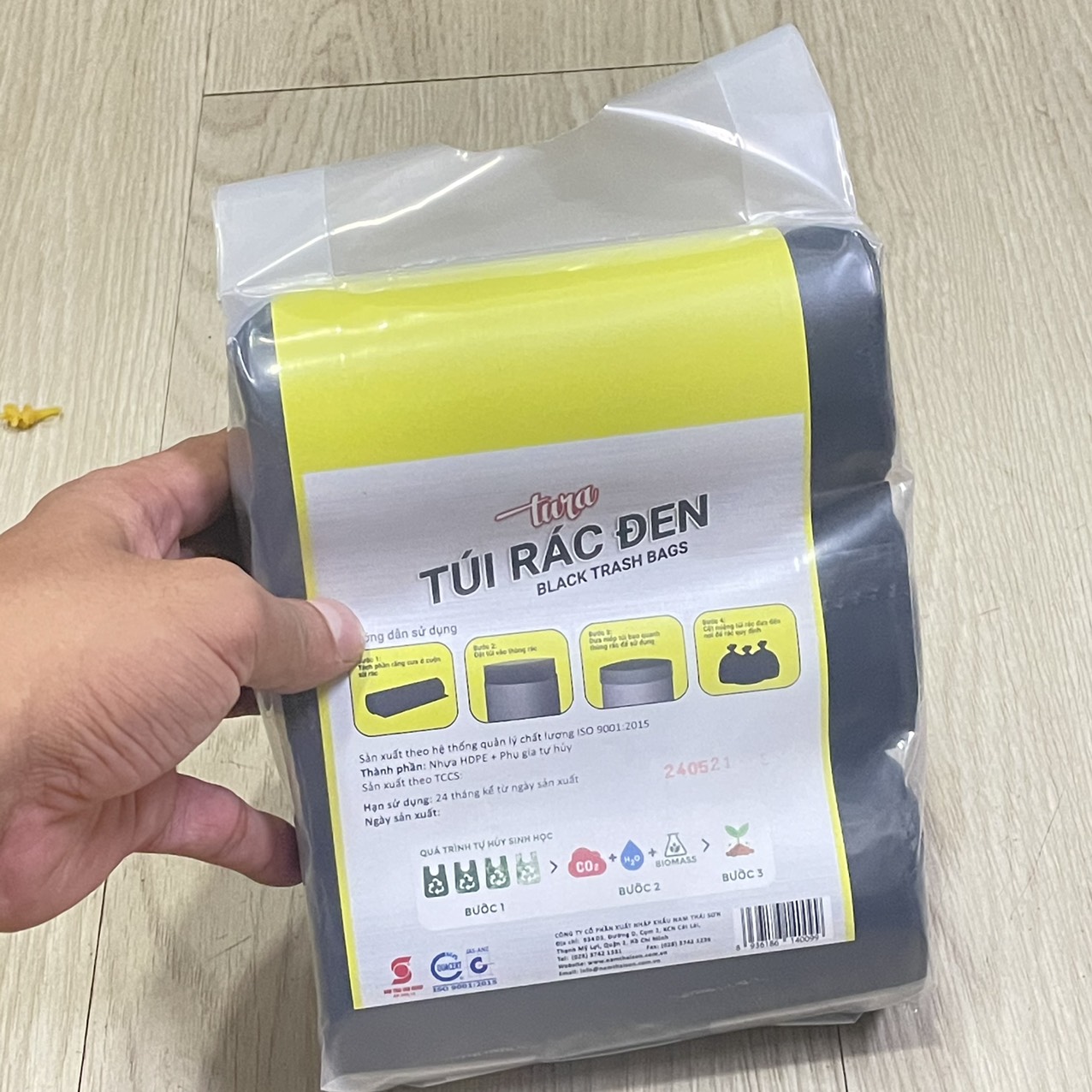 Túi Rác Đen Size Nhiều Size - 1kg
