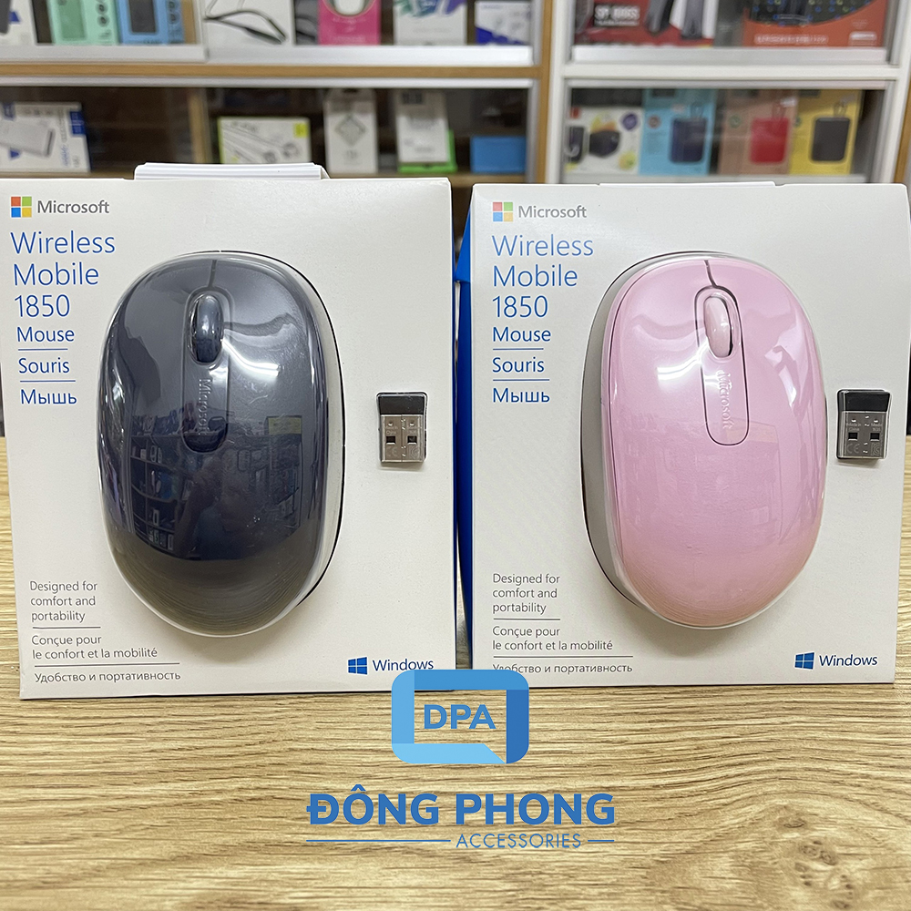 Chuột Không Dây Microsoft 1850 Chính Hãng