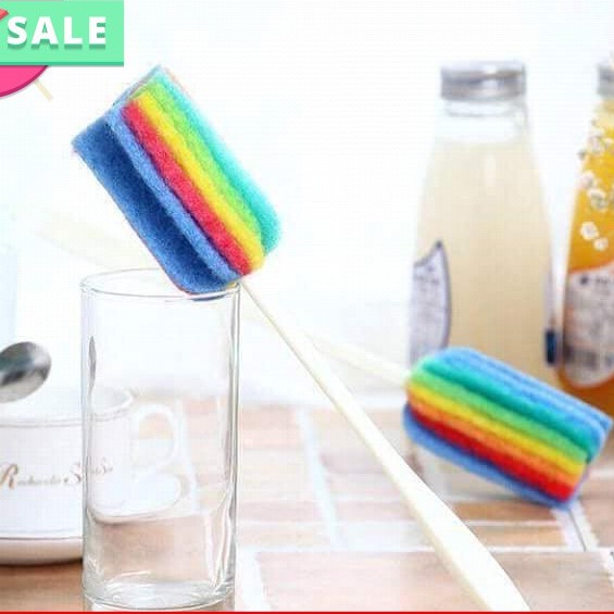 Dụng Cụ Cọ Bình Sữa Sắc Màu