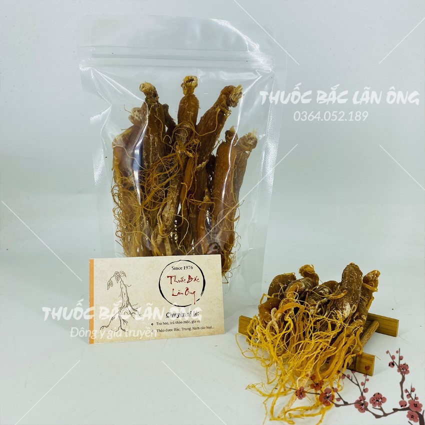 Nhị hồng sâm khô 100g, sâm râu, không tẩm đường, giúp bổ máu, tăng cường sức khoẻ, ngừa ung thư