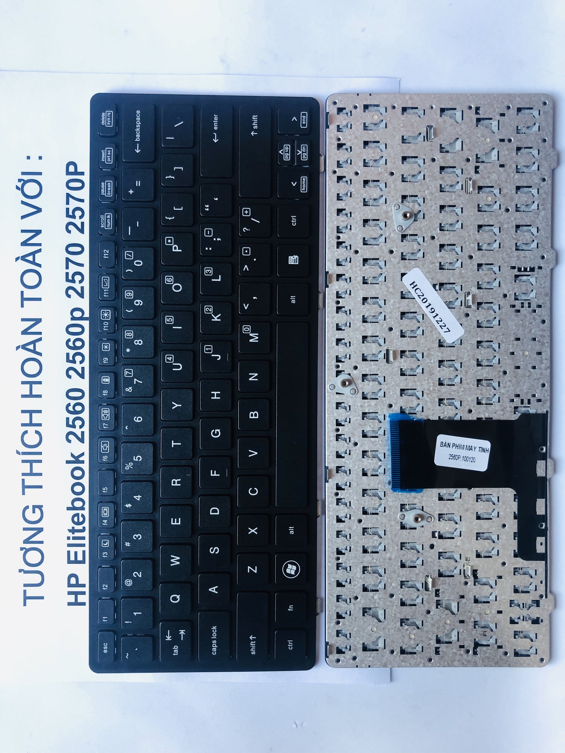 [HCM]Bàn Phím cho Laptop HP Elittebook 2560 2560P 2570 2570P Không Chuột Hàng Mới 100% Bảo Hành 12 Tháng Toàn Quốc
