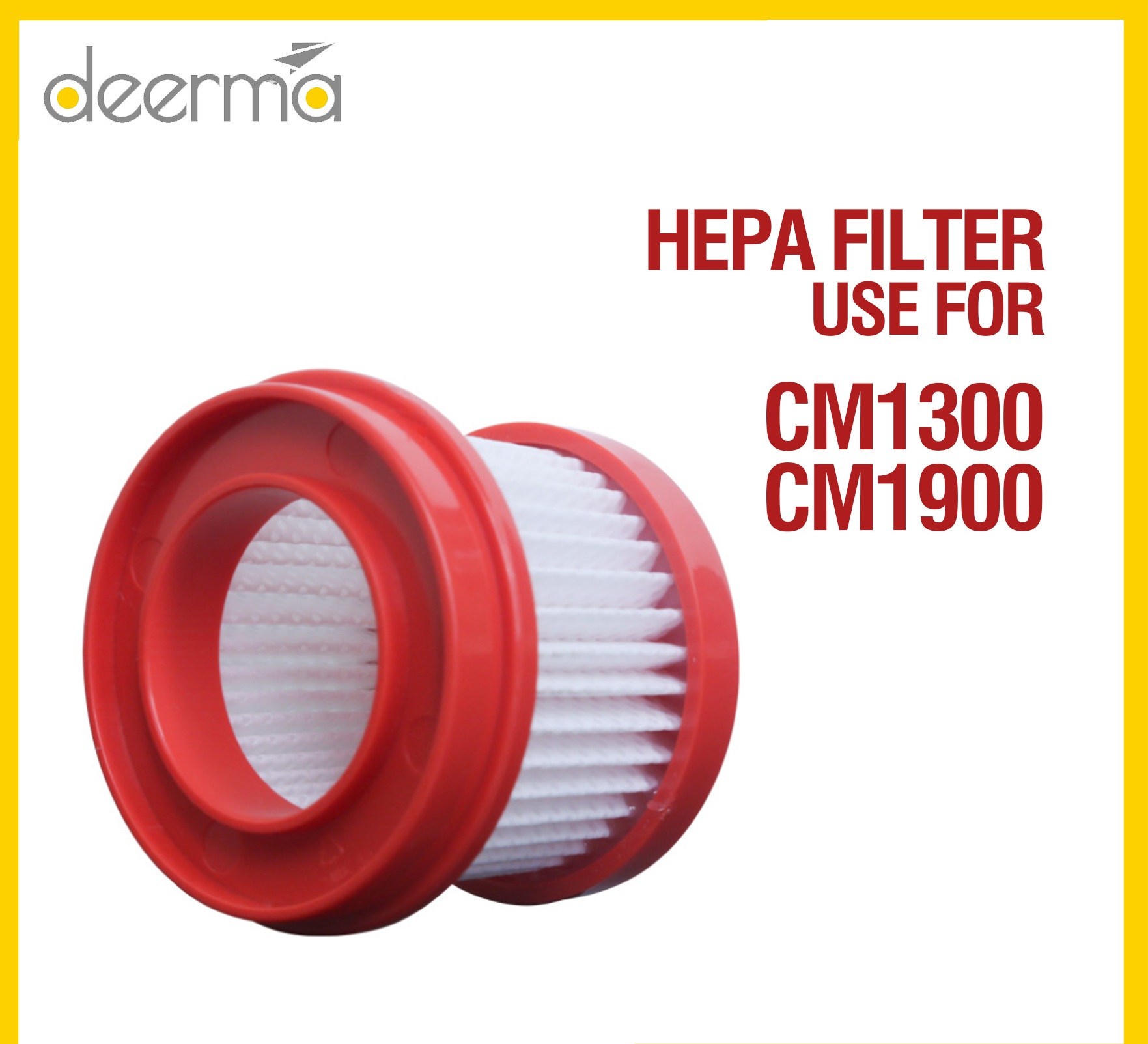 (Có sẵn) Lõi lọc Bộ lọc Hepa filter- Phụ kiện thay thế dành cho máy hút bụi Deerma CM1300 / CM1900