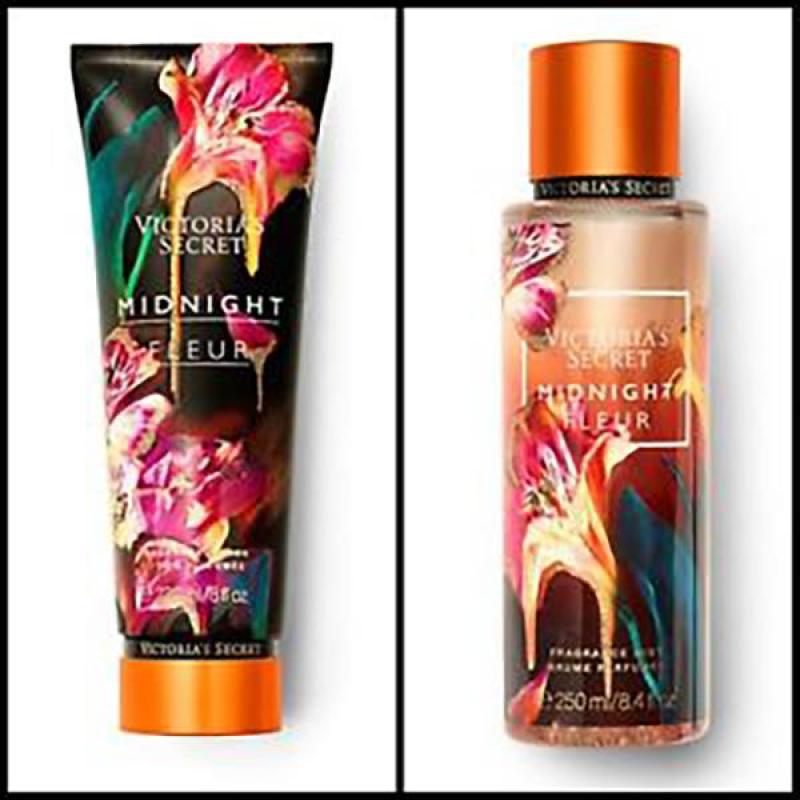 SET XỊT THƠM TOÀN THÂN + DƯỠNG THỂ LOTION VICTORIAS SECRET-MIDNIGHT FLEUR