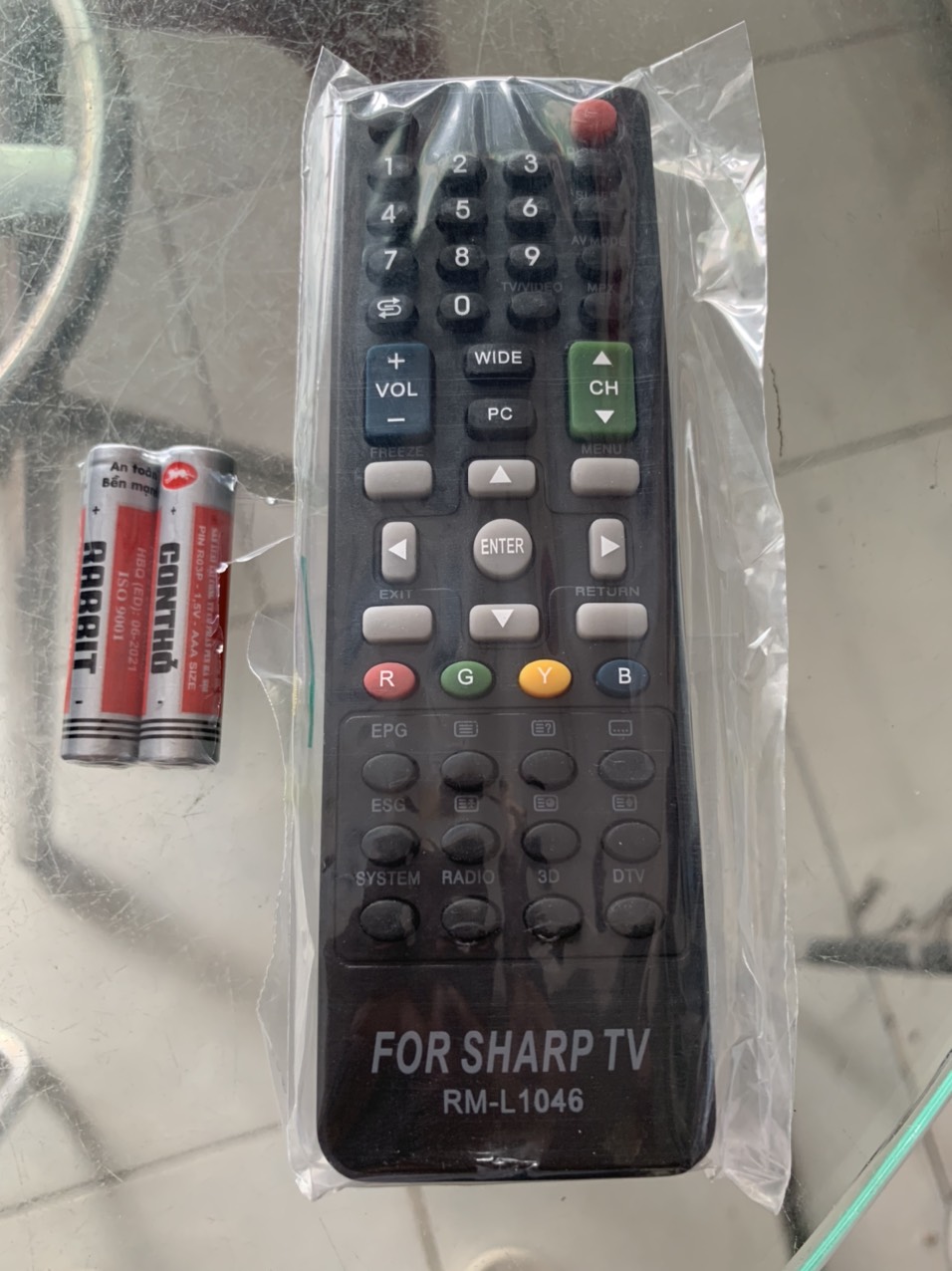 [HCM]REMOTE ĐIỀU KHIỂN TIVI SHARP LCD LED THƯỜNG RM-L1046
