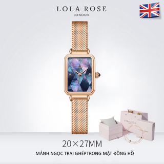 Đồng hồ nữ chống nước đồng hồ Lolarose thiết kế từ Anh dây đeo thép không thumbnail