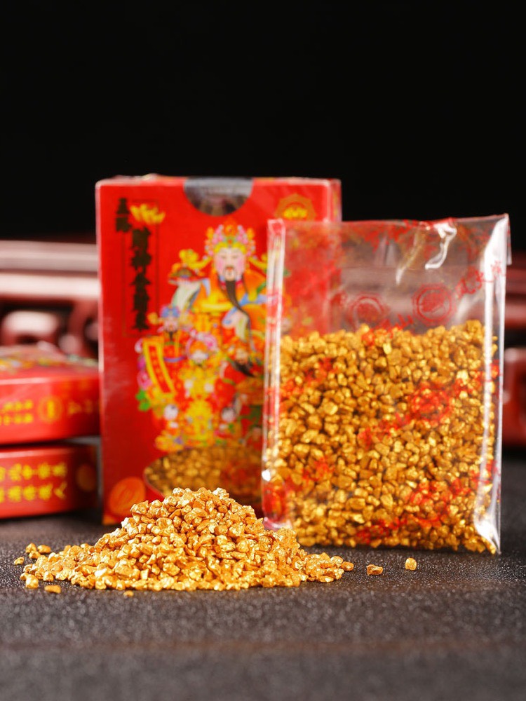 Gạo vàng thần tài chiêu tài lộc , gạo vàng để lư hương - phật giáo tường thuận