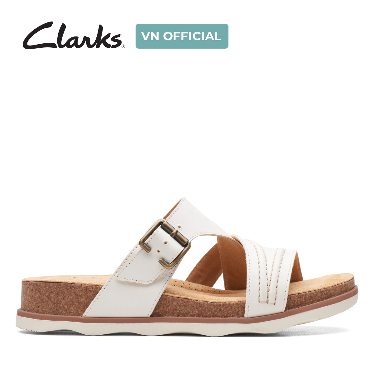 Dép Xỏ Ngón Da Nữ Clarks - Brynn Hope